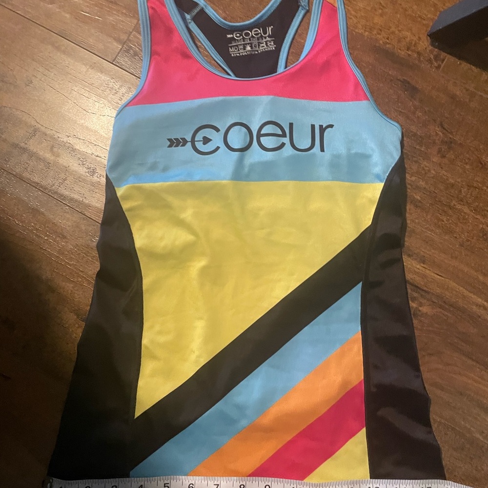 Coeur Sports Triathlon Tank with Shelf Bra - Picture 3 of 5